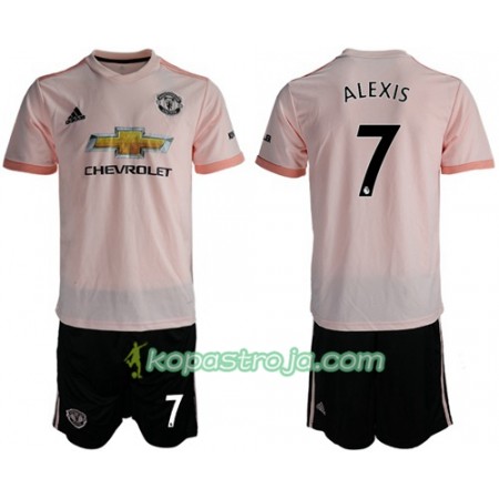 Billiga Fotbollströjor Manchester United Alexis 7 Barn Borta tröja 2018/19 Kortärmad